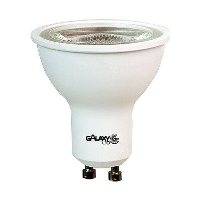 Lâmpada De Led Dicroica Mr16 Gu10 7w Luz Branco Quente 3000k