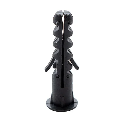 Bucha Plástica Com Aba 10mm 50 Peças