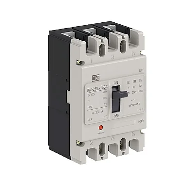 Disjuntor Caixa Moldada DWP125 Tripolar 125A 20KA Weg