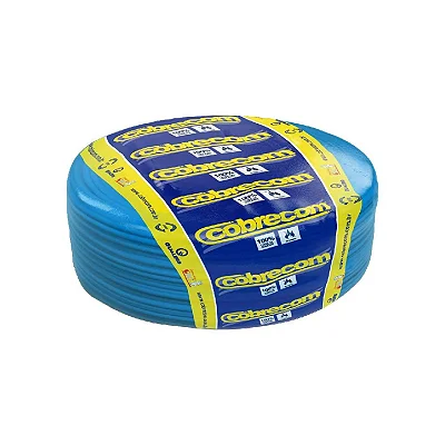 Cabo Flexível 1,5mm² 750V Azul Cobrecom 100 Metros