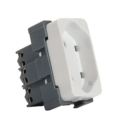 Módulo Tomada 2P+T 10A/250V Branco Linha B3