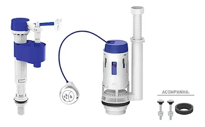Kit Caixa Acoplada Universal Censi Dual Flush