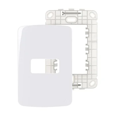 Placa 1 Posto 4x2 Com Suporte Margirius B3
