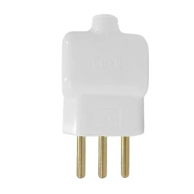 Plugue Móvel Prensa 2P+T 10A 250V Ilumi