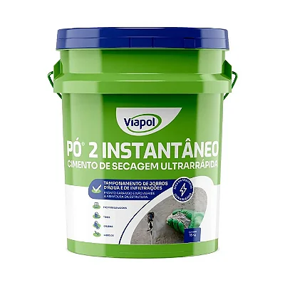 ViapolSeca Pó 2 Instantâneo Ultra-Rápido 15kg