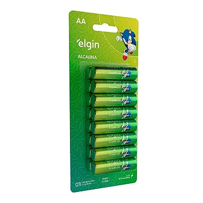 Pilha Alcalina Elgin AAA 1,5V - 16 Unidades