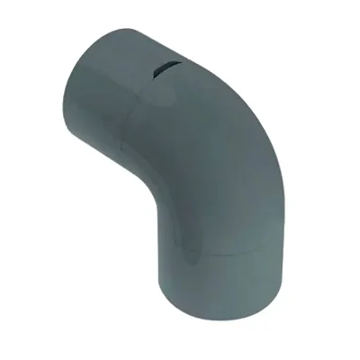 Joelho de PVC 1/2" com Janela Masster - cinza