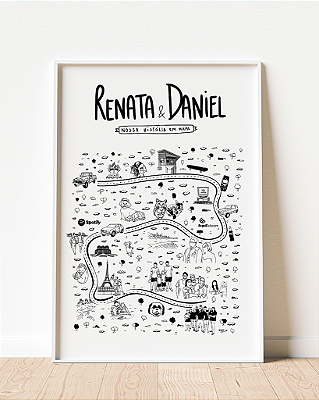 02. Nossa História em Mapa (até 10 locais + 20 objetos) - O Mais Pedido