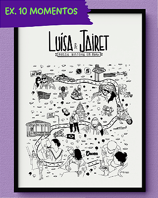 03. Nossa História em Mapa (até 10 locais + 20 objetos) - O Mais Pedido