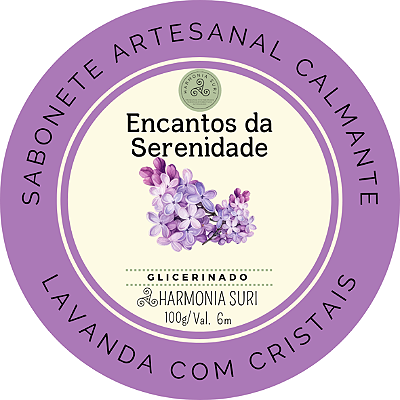 Encantos da Serenidade (Lavanda com cristais)