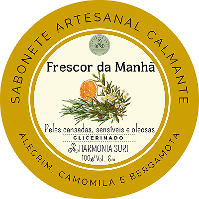 Frescor da Manhã (alecrim, camomila e bergamota)