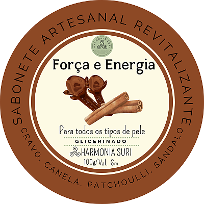 Força e Energia (cravo, canela, patchoulli, sândalo)