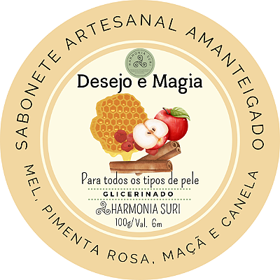 Desejo e Magia (mel, pimenta rosa, maçã e canela )