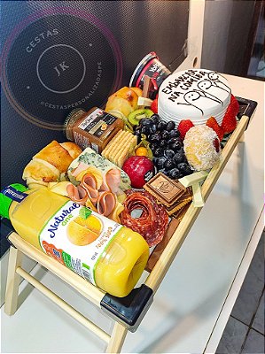 Cesta de Café da Manhã de Aniversário PLUS PREMIUM