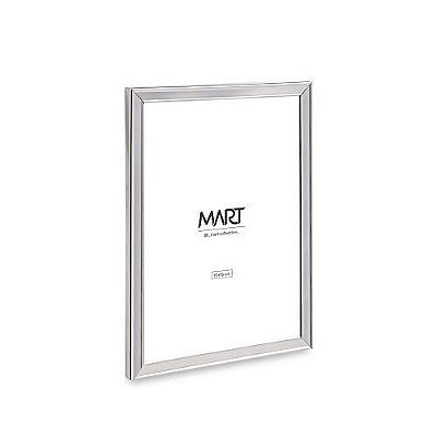 PORTA-RETRATO EM METAL PRATA 15,5x10,5x1,5CM