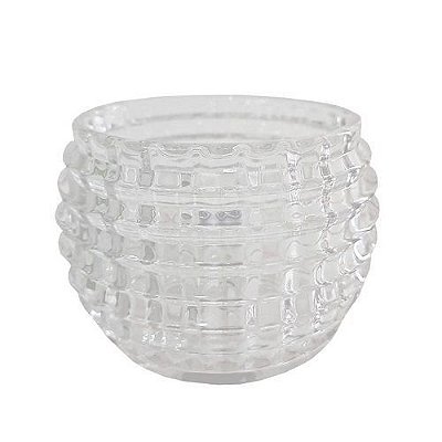 PORTA VELA DE VIDRO 10X9.5X7.7CM