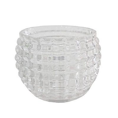 PORTA VELA DE VIDRO 7.5X8.5X6.5CM