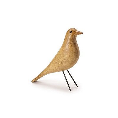 ESCULTURA PASSARO EM POLIRESINA 17x5.5x14.5CM