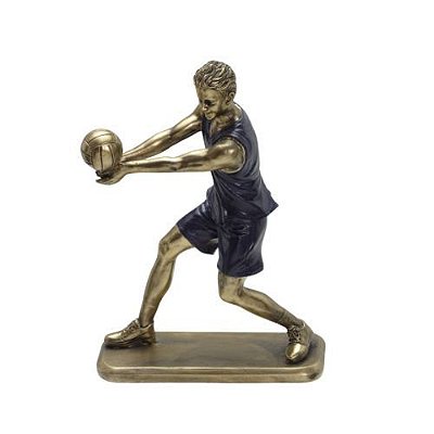 ESTATUETA JOGADOR DE VOLEI 22CM