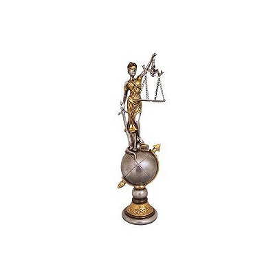 DAMA DA JUSTICA GLOBO 33CM