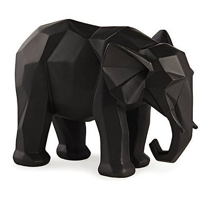 ESCULTURA ELEFANTE EM POLIRESINA 20x14x26 CM