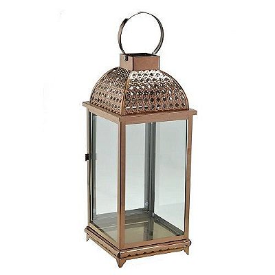 LANTERNA DECORATIVA BRONZE 45CM