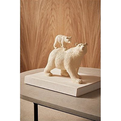 ESCULTURA URSOS EM POLIRESINA 18x24x9CM