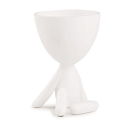 ROY SENTADO EM POLIRESINA (BRANCO)