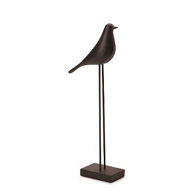 ESCULTURA PASSARO EM POLIRESINA 34x5.5x13CM