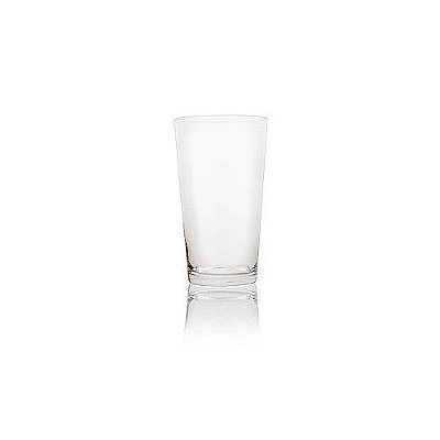 VASO DE VIDRO LISO  PEQ.CONE     23X13X13CM