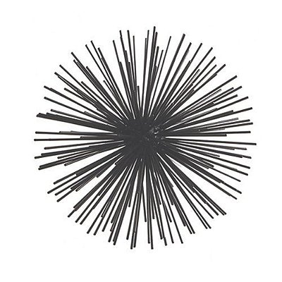 OURICO PRETO EM METAL 26X26X26CM