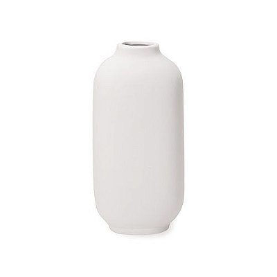 VASO EM CERAMICA BRANCO 26.5X10X13.5CM