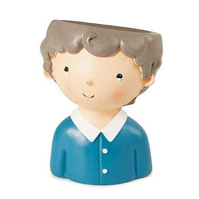 VASO MENINO EM POLIRESINA 8.5X7.5X10CM