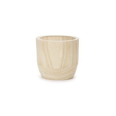 CACHEPOT EM MADEIRA 20X21X21CM