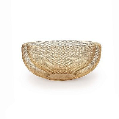 CENTRO DE MESA EM METAL 16x36X36CM