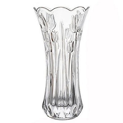 VASO DECORATIVO DE VIDRO 12.5X23X8CM