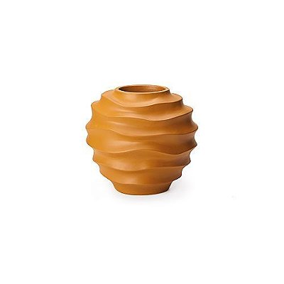 VASO EM POLIRRESINA CARAMELO 19.5x20.5x14.5CM