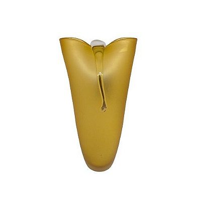 VASO FOSCO BOW AMARELO 35X18X14CM