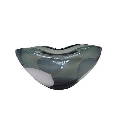 BACIA MURANO VIDRO DROP 16X32X25CM