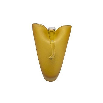 VASO FOSCO BOW AMARELO 25X17X14CM