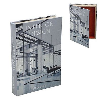 CAIXA LIVRO INTERIOR DESIGN 30X21