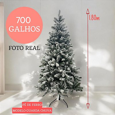 ARVORE NATAL NEVADA POLO NORTE 180CM