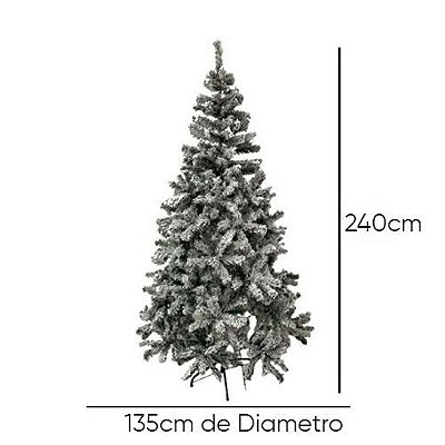 ARVORE NATAL NEVADA POLO NORTE 240CM