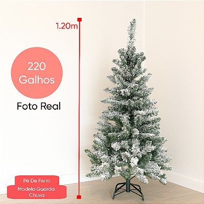 ARVORE NATAL NEVADA POLO NORTE 120CM
