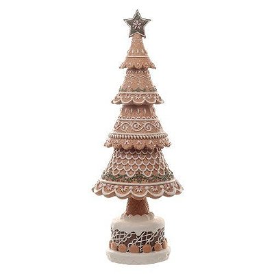 ARVORE NATAL RESINA GINGER 42X16CM