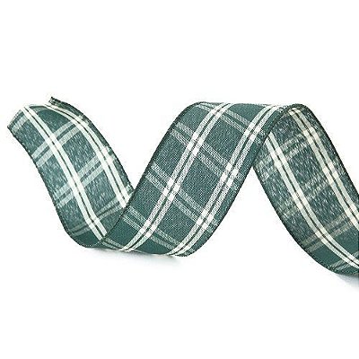 FITA ARAMADA C/LISTRAS VRD/BCO 6.3X914CM