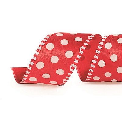 FITA ARAMADA BOLAS VRM/BRA 6.3CM X 9.14M