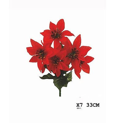 BICO DE PAPAGAIO 7 FLORES 33CM VM