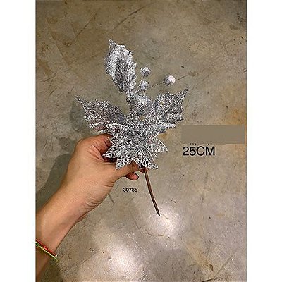 PICK FLORAL PRATA 25CM