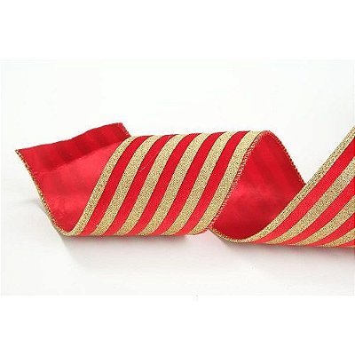 FITA ARAMADA LISTRADA OUR/VRM 6.3X914CM